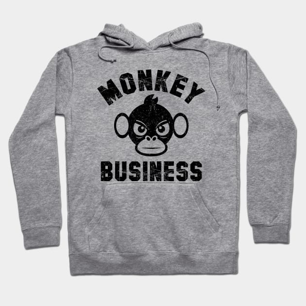 Monkey tshirt, Graphic tee with funny saying Hoodie by BlabberBones